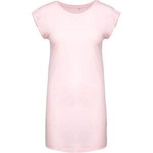 Kariban Womens/Ladies T-Shirt Dress / Pale Pink